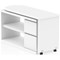 Fleur Smart Storage Desk, 1300mm, White