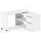 Fleur Smart Storage Desk, 1300mm, White