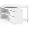 Fleur Smart Storage Desk, 1300mm, White