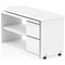 Fleur Smart Storage Desk, 1300mm, White