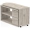 Fleur Smart Storage Desk, 1300mm, Grey Oak