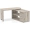 Fleur Smart Storage Desk, 1300mm, Grey Oak