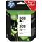 HP 303 Original Ink Cartridge 4-ml Black/Tri-color 3YM92AE