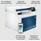 HP Color Laserjet Pro MFP 4302DW A4 Wireless Multifunctional Colour Laser Printer, White and Blue