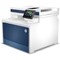HP Color LaserJet Pro 4302fdn A4 4-in-1 Colour Laser Printer, White and Blue
