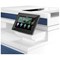 HP Color LaserJet Pro 4302fdw A4 4-in-1 Wireless Colour Laser Printer, White and Blue