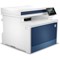 HP Color LaserJet Pro 4302fdw A4 4-in-1 Wireless Colour Laser Printer, White and Blue
