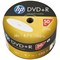 HP DVD-R Inkjet-Printable Writable Blank DVDs, Wrap, 4.7gb/120min Capacity, Pack of 50