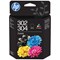 HP 302/304 Original Ink Cartridge Tri-color/Black Combo Pack B82L1AE