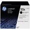 HP 55X Black Laser Toner Cartridge (Twin Pack) CE255XD