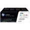 HP 410X High Yield Laser Toner Cartridges- Cyan, Magenta and Yellow (3 Cartridges)