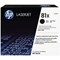 HP 81X Black Laser Toner Cartridge CF281X