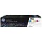 HP 126A Laser Toner Cartridges - Cyan, Magenta and Yellow (3 Cartridges)
