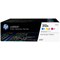 HP 312A LaserJet Toner Multipack - Cyan, Magenta and Yellow (3 Cartridges)