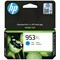 HP 953XL Cyan High Yield Ink Cartridge F6U16AE HP 953XL Cyan High Yield Ink Cartridge F6U16AE