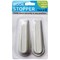 Door Wedge Non-Slip Base with Durable Material White (Pack of 2) 9132