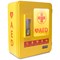 Reliance Medical Yellow AED Alarmed Outdoor Wall Mountable Heated Metal Cabinet