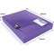 Rapesco Rigid Wallet Document Box, 40mm Spine, A4, Assorted, Pack of 5