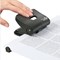 Rapesco Eco Recycled 2 Hole Punch, Capacity 22 Sheets, Black