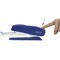 Rapesco Luna Half Strip Stapler, Capacity 50 Sheets, Blue