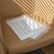 Rapesco Foolscap Popper Wallets, Clear, Pack of 20