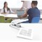 Rapesco ECO HD-100 Half Strip Stapler, Capacity 100 Sheets, White