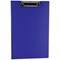 Rapesco Foldover Clipboard, Foolscap, Blue