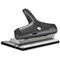 Rapesco 95 Adjustable 2, 3 and 4 Hole Punch, Capacity 32 Sheets, Silver and Black