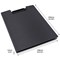 Rapesco Germ-Savvy Antibacterial Clipboard, A4, Black, Pack of 4