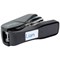 Rapesco Germ-Savvy Eco Flat Clinch Half Strip Stapler, Capacity 30 Sheets, Black