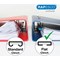 Rapesco Germ-Savvy Eco Flat Clinch Half Strip Stapler, Capacity 30 Sheets, Black