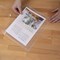 Rapesco A4 ECO Popper Wallets, Clear, Pack of 5