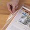 Rapesco A4 ECO Popper Wallets, Clear, Pack of 5