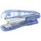 Half Strip Stapler Transparent Capacity 20 Sheets Blue