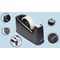 Rapesco Germ-Savvy 500 Tape Dispenser, Takes 25mm x 33m and 25mm x 66mm Tape, Black Rapesco Germ-Savvy 500 Tape Dispenser, Takes 25mm x 33m and 25mm x 66mm Tape, Black