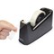 Rapesco Germ-Savvy 500 Tape Dispenser, Takes 25mm x 33m and 25mm x 66mm Tape, Black