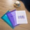 Rapesco A4 ID Popper Wallets, Assorted, Pack of 5