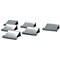 Rapesco Supaclip 40 Dispenser with 25 Clips - Stainless Steel