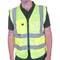 Beeswift Executive Mesh Waistcoat, Saturn Yellow, 3XL