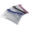 Helix Clear Pencil Case 200x125mm Assorted (Pack of 12)