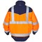 Hydrowear Furth High Visibility Simply No Sweat Pilot Two Tone Jacket, Orange & Navy Blue, Small