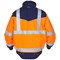 Hydrowear Furth High Visibility Simply No Sweat Pilot Two Tone Jacket, Orange & Navy Blue, 2XL