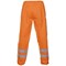 Hydrowear Urbach Simply No Sweat High Visibility Waterproof Quilted Trousers, Orange, Small