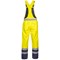 Hydrowear Utting Simply No Sweat High Visibility Waterproof Bib & Brace, Saturn Yellow & Navy Blue, Medium