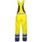 Hydrowear Utting Simply No Sweat High Visibility Waterproof Bib & Brace, Saturn Yellow & Navy Blue, 2XL