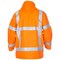 Hydrowear Uithoorn Simply No Sweat High Visibility Waterproof Parka, Orange M