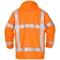 Hydrowear Uitdam Simply No Sweat High Visibility Waterproof Jacket, Orange, Large