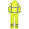 Hydrowear Ureterp Simply No Sweat High Visibility Waterproof Coveralls, Saturn Yellow, Medium