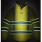 Hydrowear India High Visibility Glow In dark Pilot Jacket, Saturn Yellow, 2XL