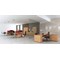 Impulse Extra Tall Bookcase, 4 Shelves, 2000mm High, Beech